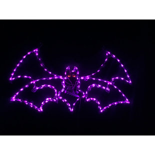 LORI'S LIGHTED D'LITES Animated Hanging Bat Halloween Holiday Lighted Display