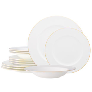 Noritake Accompanist 12-Piece Dinnerware Set, Service For 4