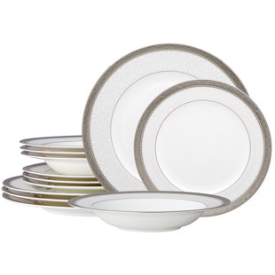 Noritake Odessa 12-Piece Dinnerware Set, Service For 4