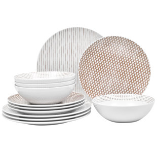 Noritake Hammock 12-Piece Dinnerware Set - Coupe, Service for 4