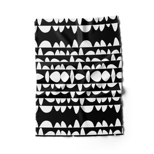 ROCHELLE PORTER DESIGN Humpday Black Tea Towel