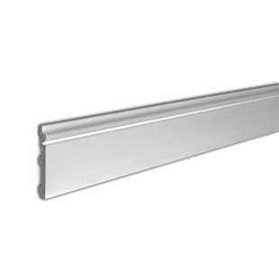 ARCHITECTURAL PRODUCTS BY OUTWATER L.L.C. 4-3/4 In. X 5/8 In. X 96 In. Plain Recycled Polystyrene Base Moulding Pro Pack (70 Feet, 9 Pack) (Set of 9)