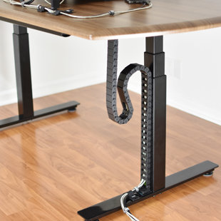QUALITY CLEVER PivyCord-V Flex Chain Raceway Cable Management Solution for Sit-Stand Variable Height Desks