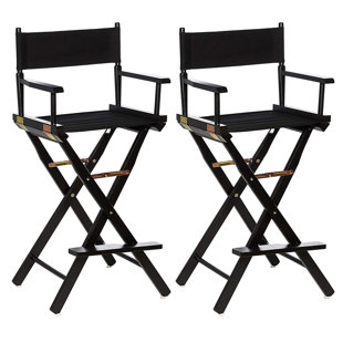 YU SHAN CO. USA, LTD. Folding Director Chair (Set of 2)