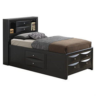 GLORY FURNITURE Marilla Bookcase Storage Bed