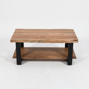 INDUS MODERN Solid Wood Top Coffee Table