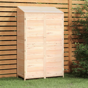 VidaXL Outdoor Storage Shed Garden Shed Wooden Storage Shed Solid Fir Wood