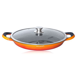 INTIGNIS 36 cm Antihaft-Bratpfanne mit Deckel