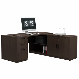 INBOX ZERO Negin L-Shaped Executive Desk