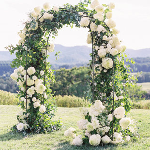 INSMA 55.1'' W x 15'' D Iron Arbor