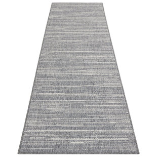 ELLE DECORATION Machine Woven Silver Indoor/Outdoor Rug