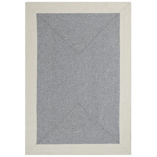 HANSE HOME Trenzado Gray Cream Indoor / Outdoor Rug