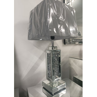 SW HOME Roma Crushed Diamond Mirrored Lamp