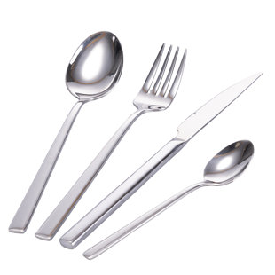 Villa D'Este Home 24 Piece Stainless Steel Cutlery Set , Service for 6