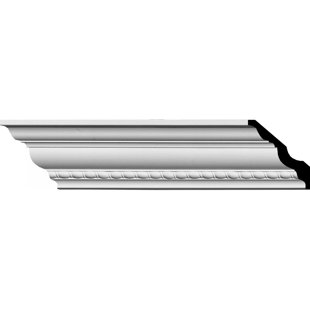 PCI ENTERPRISES 3'' H x 94.5'' W x 3'' D Urethane Crown Moulding Inside Corner (Set of 8)