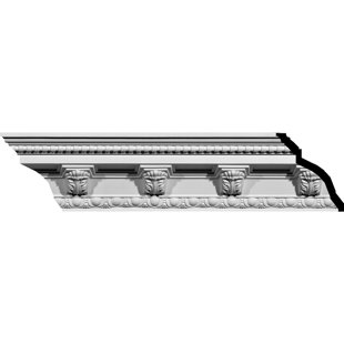 PCI ENTERPRISES Attica Acanthus Leaf 5 1/4"H x 94 1/2"W x 5 1/4"D Crown (Set of 12)