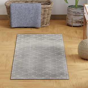 JILL ZARIN Uptown Performance Gray Rug