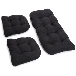 BLAZING NEEDLES Outdoor 5'' Seat Cushion (Set of 3)