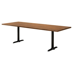 RESTAURANT FURNITURE BY BARN FURNITURE Phoebe 10 Person 96'' L x 29.5'' H Solid Wood Dining Table