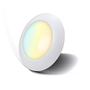 RUN BISON 6in. 90CRI 2700-5000K 5CCT Selectable and Dimmable Integrated LED Recessed Ceiling Light Disk Light