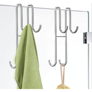 FRIFOHO Shower Door Towel Hook (Set of 2)