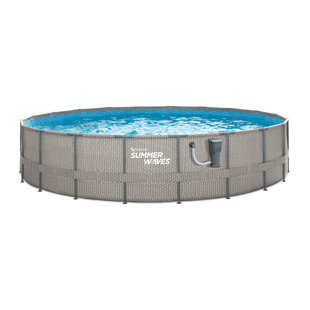 Polygroup Trading Ltd 4 ft x 20 ft Steel Frame Set Pool
