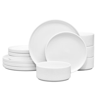 Noritake Colortex Stone 12-Piece Dinnerware Set, Service for 4