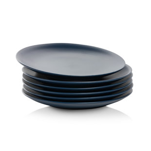TEN STRAWBERRY STREET Wazee Matte 7.75" Salad Plate (Set of 6)