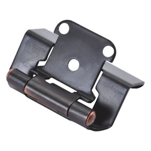 HICKORY HARDWARE Wrap Around Single Door Hinge (Set of 2)