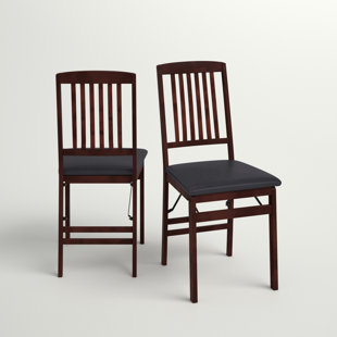 ANDOVER MILLS™ Clarke Mission Back Folding Dining Chair (Set of 2)