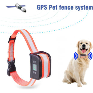 HEAVENTLY FURNISHINGS OKPET GPS Wireless Dog Fence Pet Containment System, Electric GPS Wireless Dog Fence With Rechargeable Training Collar, Range Up To 3281 FT, Harmless And Suitable For All Dogs