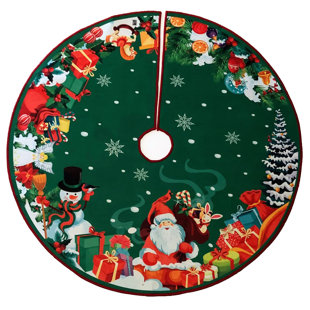 ARTZTEX Santa Chimney Tree Skirt