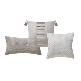 WATERFORD BEDDING Waterford Cambrie 3 Piece Decorative Pillows Set
