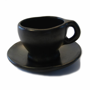BUNGALOW ROSE La Chamba Clay Espresso Cup, 3 Ounces