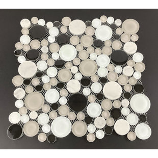 ES STONE 12.5" x 12.5" Glass Random Mosaic Wall & Floor Tile