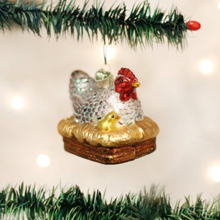 OLD WORLD CHRISTMAS Glass Animals Hanging Figurine Ornament