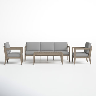JOSS & MAIN Ojai 5 - Person Outdoor Seating Group with Cushions