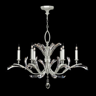 FINE ART HANDCRAFTED LIGHTING Beveled Arcs 42" Round Chandelier