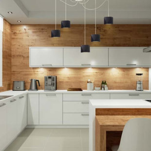 SCANMOD DESIGN Ungewöhnliche Pendelleuchten-Set 5-flammig Thursa