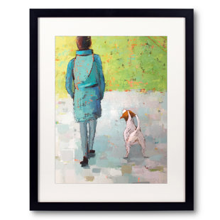 MADE & CURATED A Walk In The Park Framed On Paper by Phyllis Adams Print