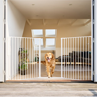 TUCKER MURPHY PET™ Extension Kit for DogSpace Rocky Extra Tall Pet Gate, White