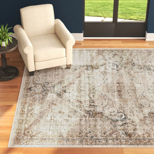 ALCOTT HILL® Colisha Oriental Beige Area Rug
