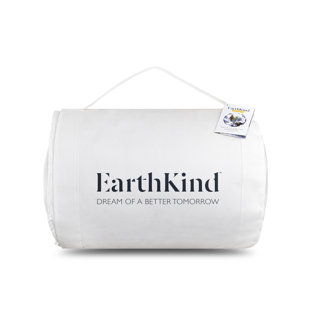 EarthKind Feather & Down Eco Friendly Sustainable 13.5 Tog Winter Cotton Cover Duvet
