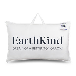 Earthkind Feather & Down Pillow, Medium Support, 1 Pack