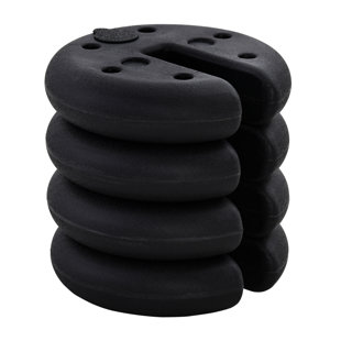 Dakota Fields Black Polypropylene Weight for Gazebo