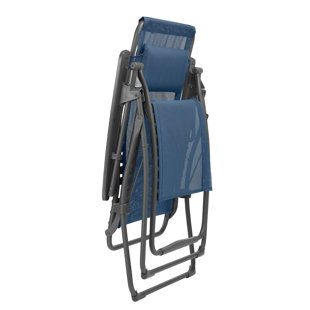 LAFUMA AMERICA INC. Folding Zero Gravity Chair with Cushions (Set of 2)