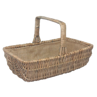 AUGUST GROVE Dina Willow Garden Basket Trug