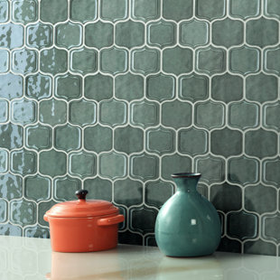 SUPREME TILE Mirabella 3" x 4" Glass/Natural Stone/Ceramic Grid Mosaic Tile