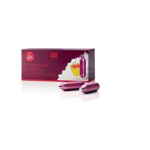 ISI NORTH AMERICA Isi Pro 8.4G Cream Chargers Non-Threaded Cream Whipper Charger Cartridges, 50 - Pack