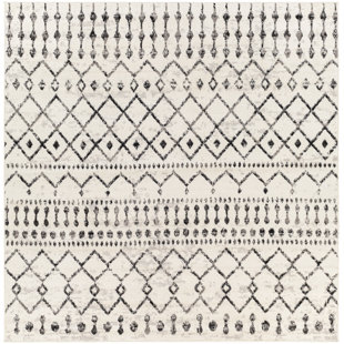 WADE LOGAN® Canisha Southwestern Black/Ivory Area Rug